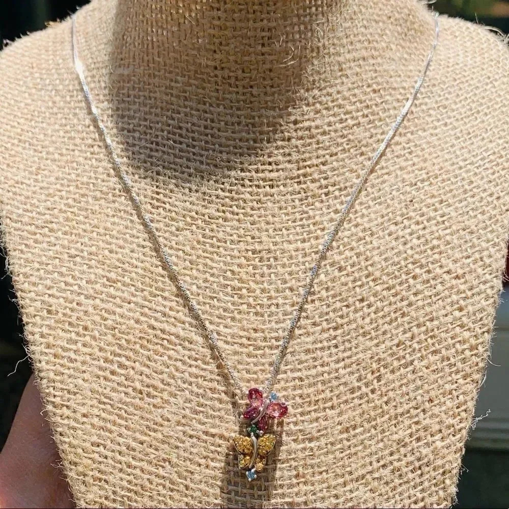 Alwand Vahan Sterling Silver Butterfly Necklace - Picture 11 of 13